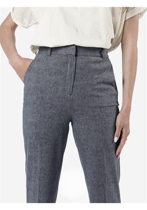 Pantaloni in cotone elasticizzato CIRCOLO 1901 | Pantaloni | FD3093INDACO
